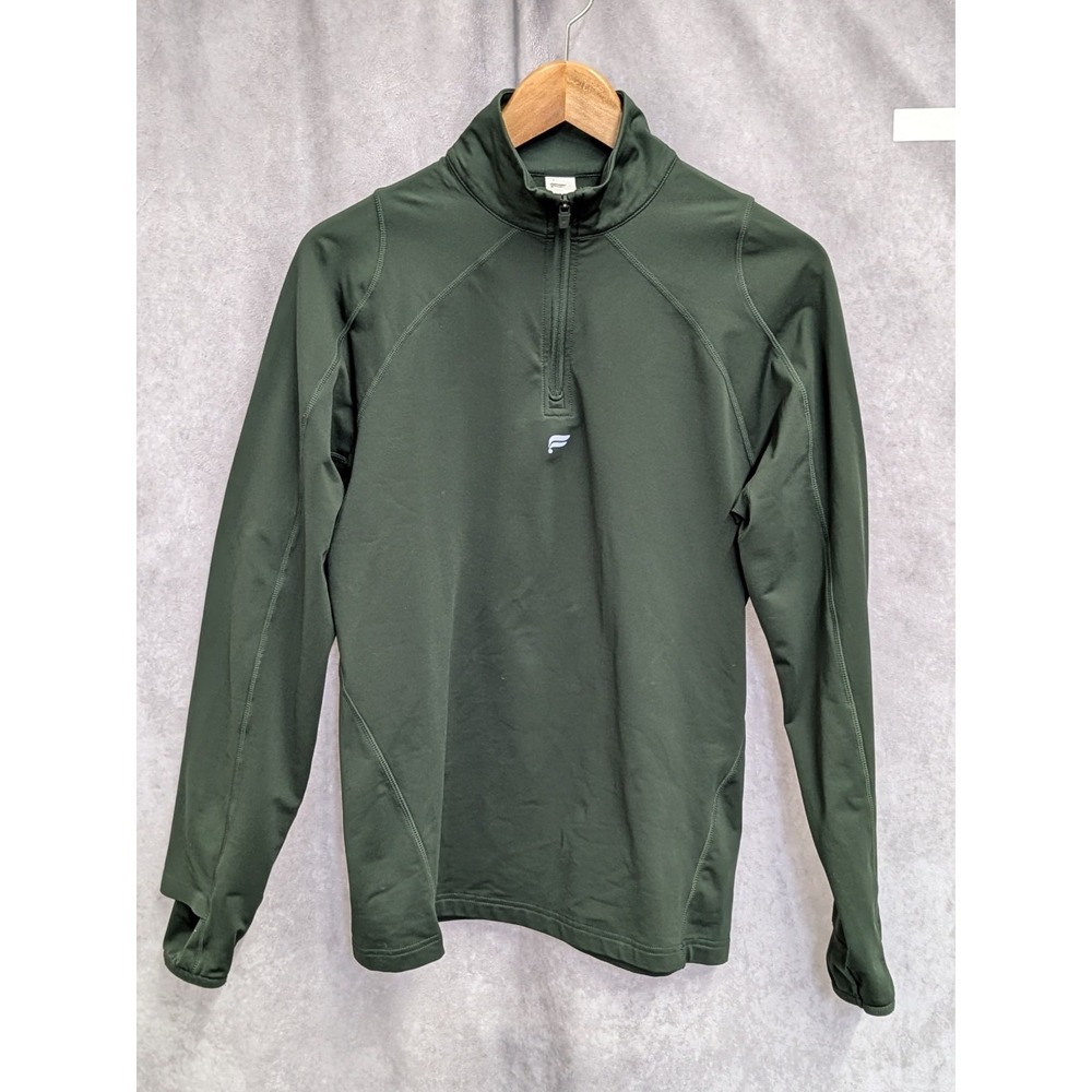 FABLETICS The Altitude Quarter Zip OLIVE Men Small